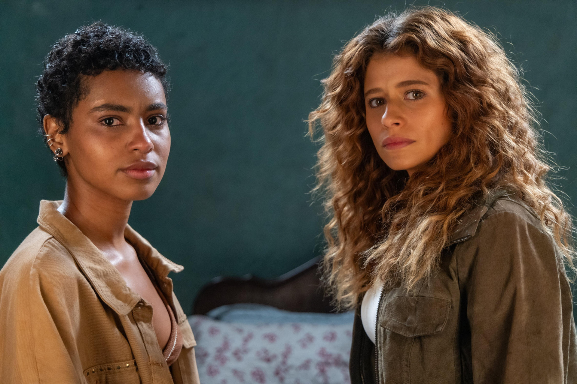Eduarda (Gabz) e Agrado (Isadora Cruz) - Beatriz Damy / Globo