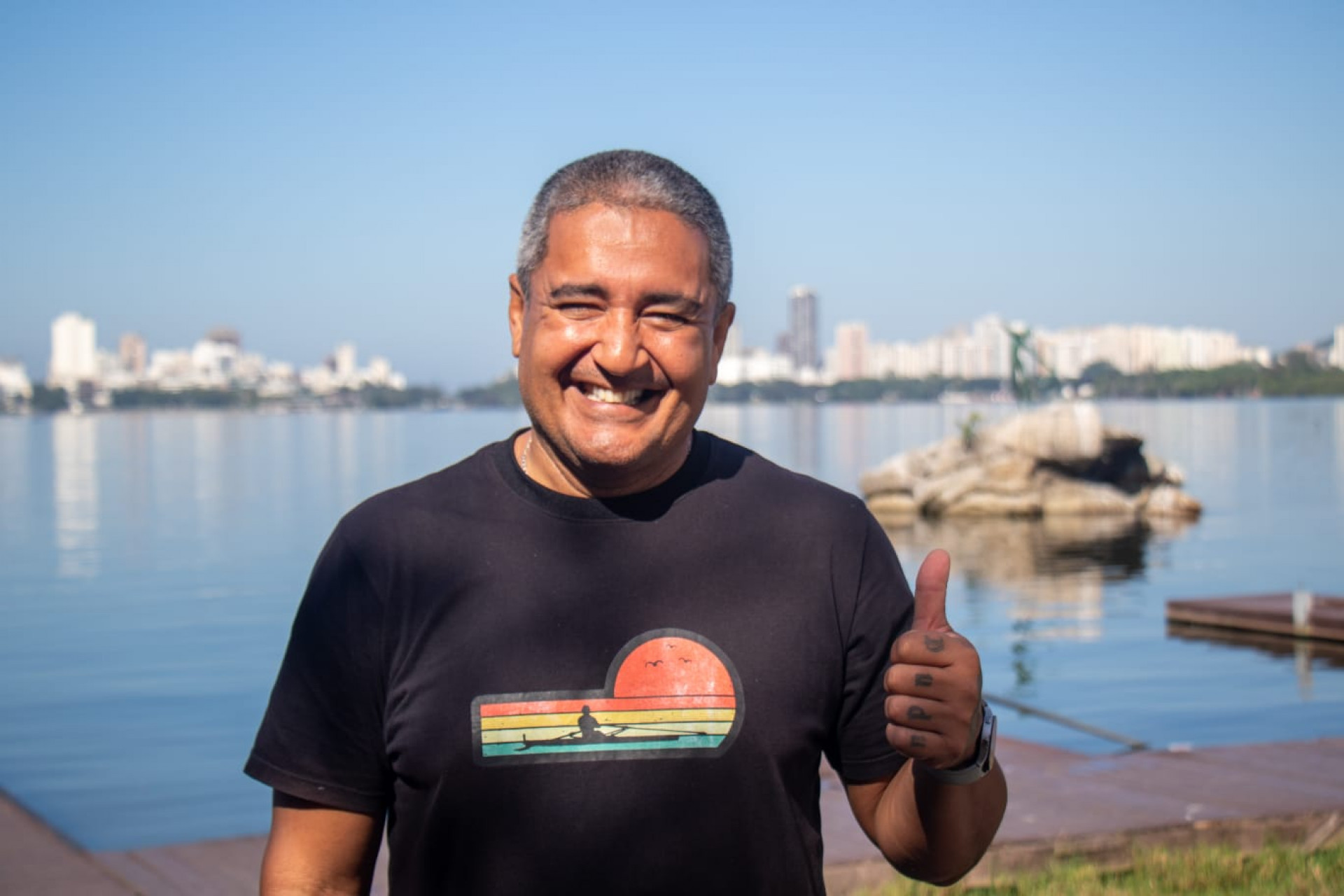 Treinador Carlos Eduardo Brito denunciou o aumento de furtos na região - Érica Martin / Agência O DIA