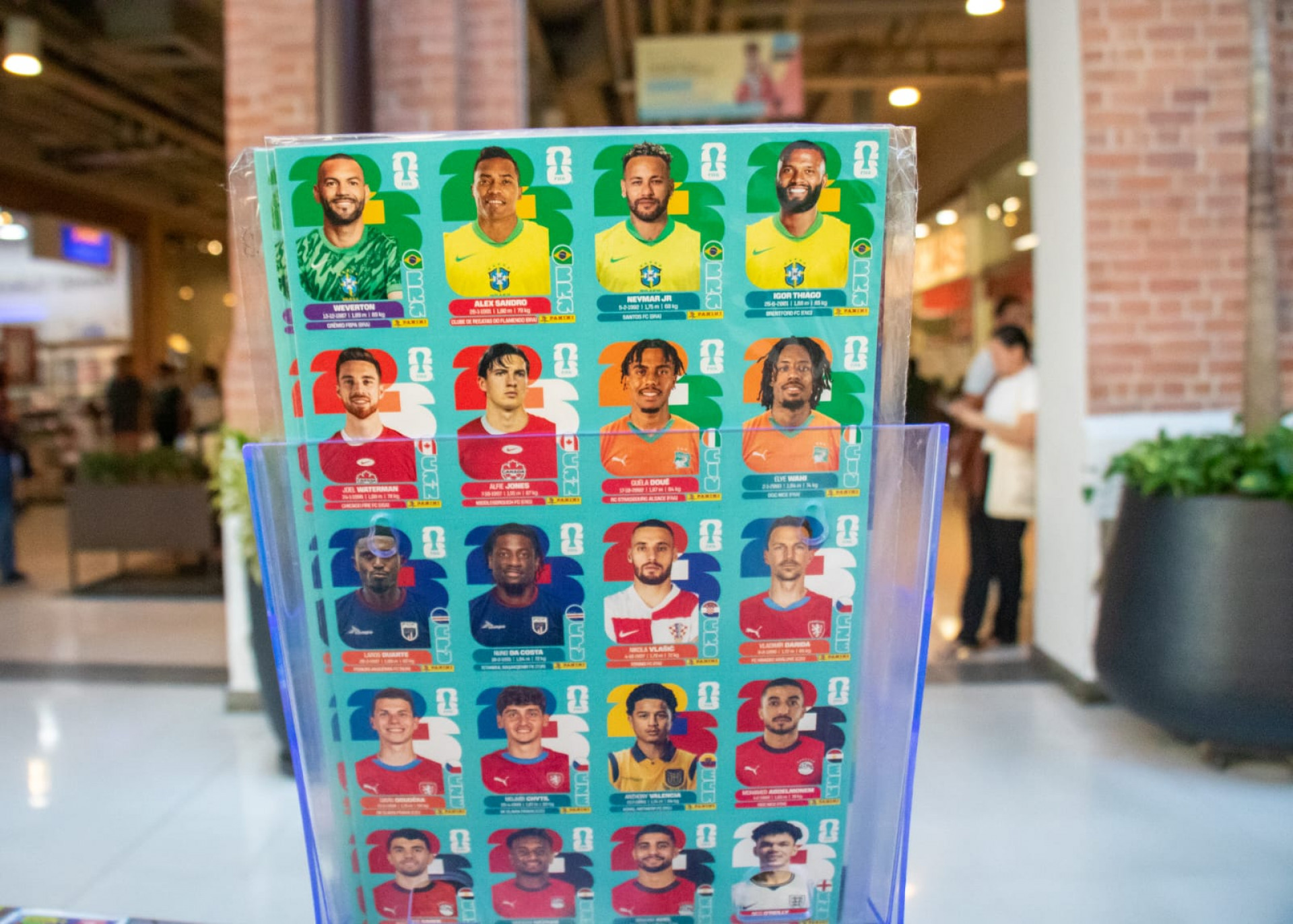 Colecionadores apostam nas trocas de figurinhas para completar o álbum da Copa do Mundo - Érica Martin / Agência O DIA