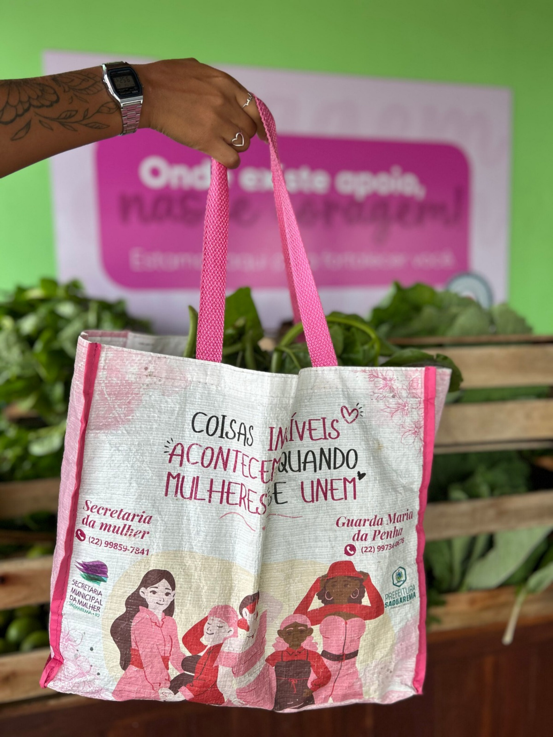 Parceria entre as Secretarias da Mulher e de Agricultura garante apoio nutricional a pacientes oncológicos em Saquarema - Divulgação/Prefeitura de Saquarema