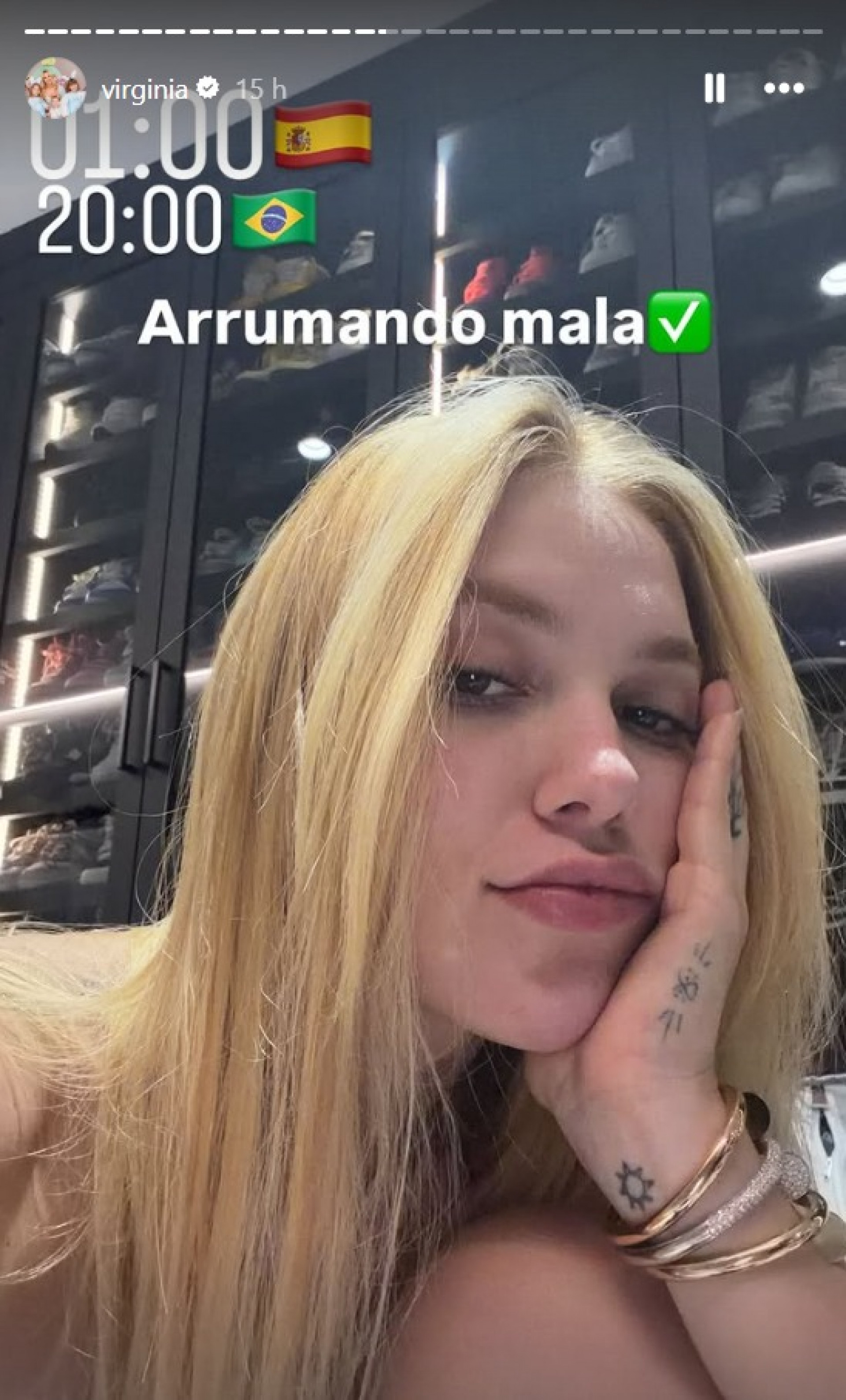 Virginia Fonseca viajou para a  Itália depois de passar alguns dias em Madri - Reprodução / Instagram