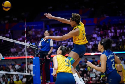 Seleção feminina sofre segunda derrota na VNL diante da Tailândia