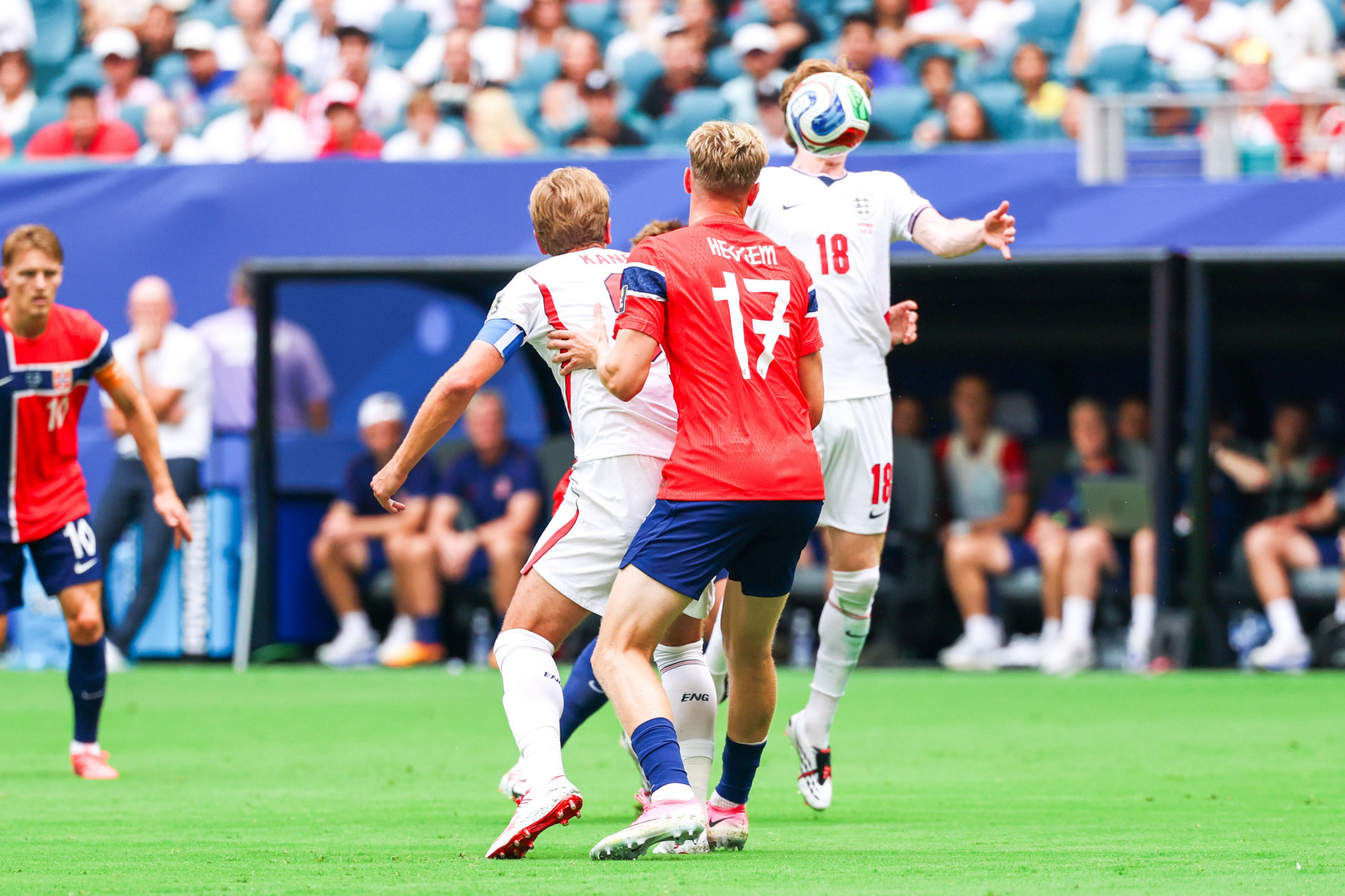 Inglaterra e Noruega se enfrentaram neste sábado (11), pelas quartas de final da Copa do Mundo de 2026 - William Volcov/Parceiro/Agência O Dia