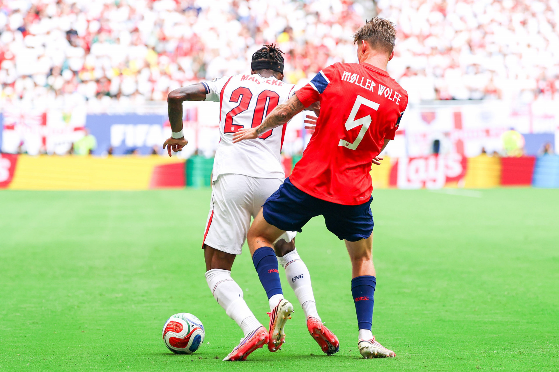 Inglaterra e Noruega se enfrentaram neste sábado (11), pelas quartas de final da Copa do Mundo de 2026 - William Volcov/Parceiro/Agência O Dia