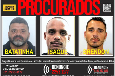 Polícia procura foragidos por tentativa de homicídio na Região dos Lagos