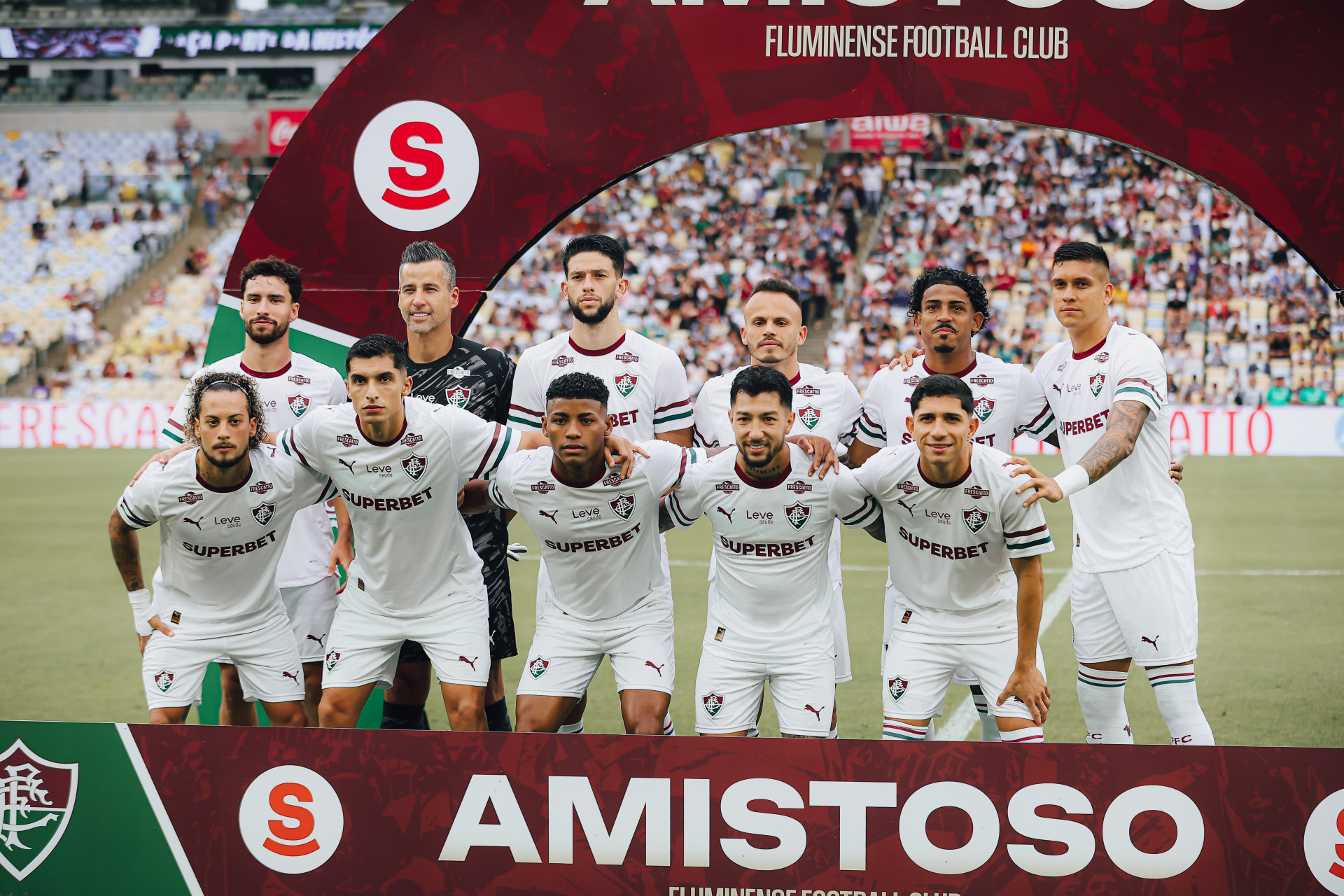 Time titular do Fluminense para encarar o Bahia, em amistoso no Maracanã - Lucas Merçon / Fluminense FC