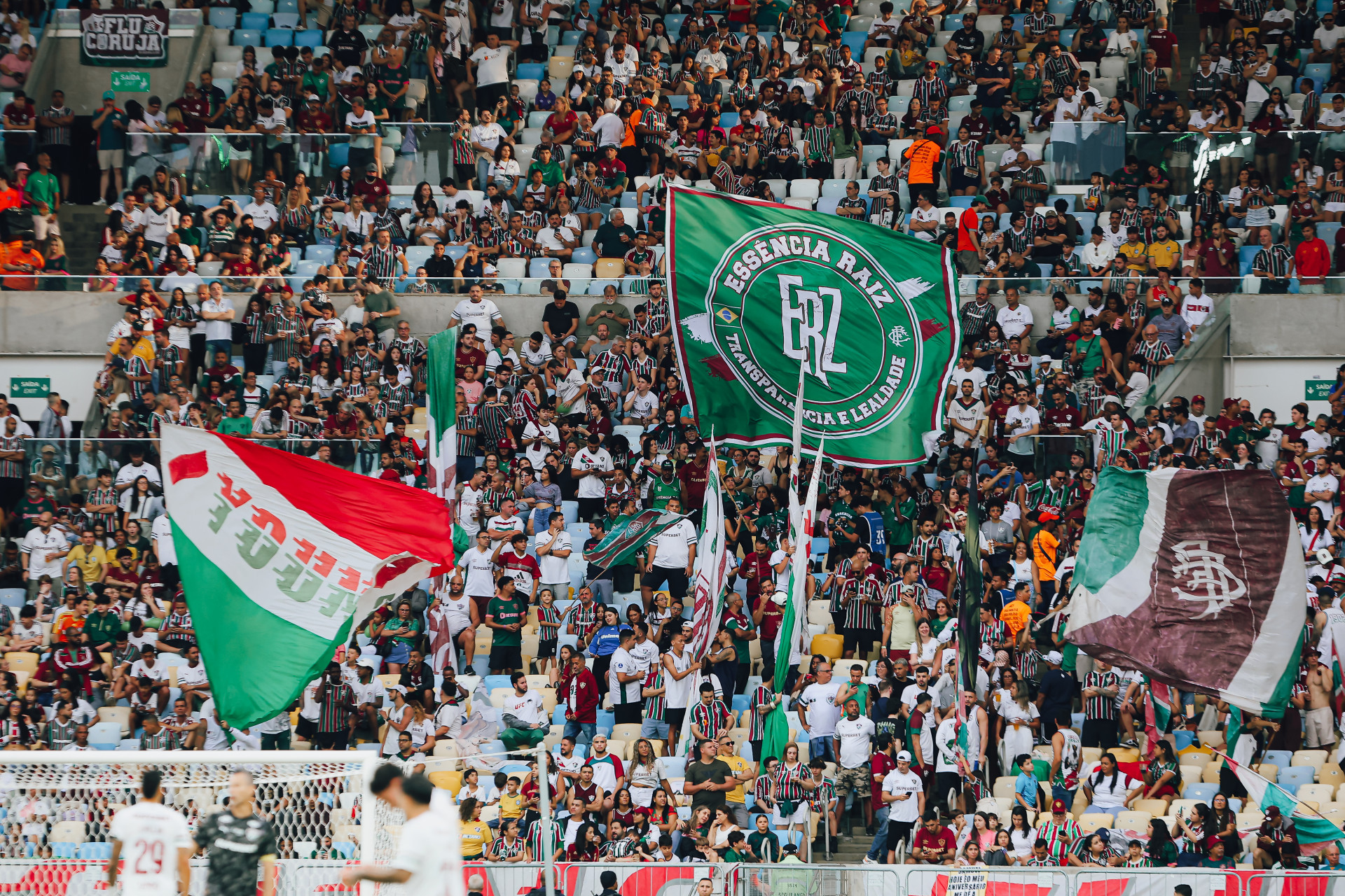 Torcida do Fluminense faz a festa no amistoso contra o Bahia, no Maracanã - Lucas Merçon / Fluminense FC