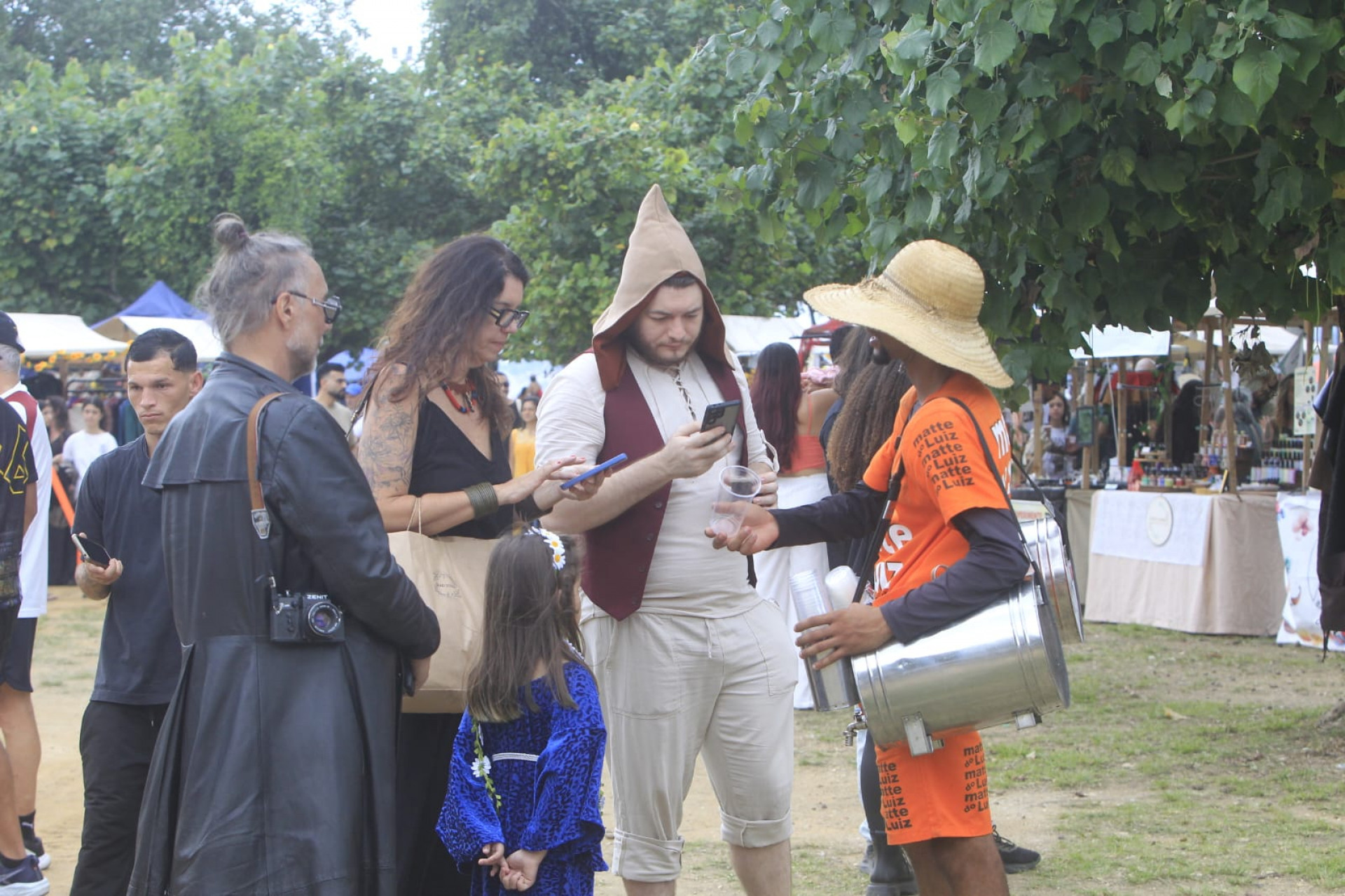 Feira Medieval reuniu público de todas as idades no Parque do Flamengo - Reginaldo Pimenta / Agência O Dia