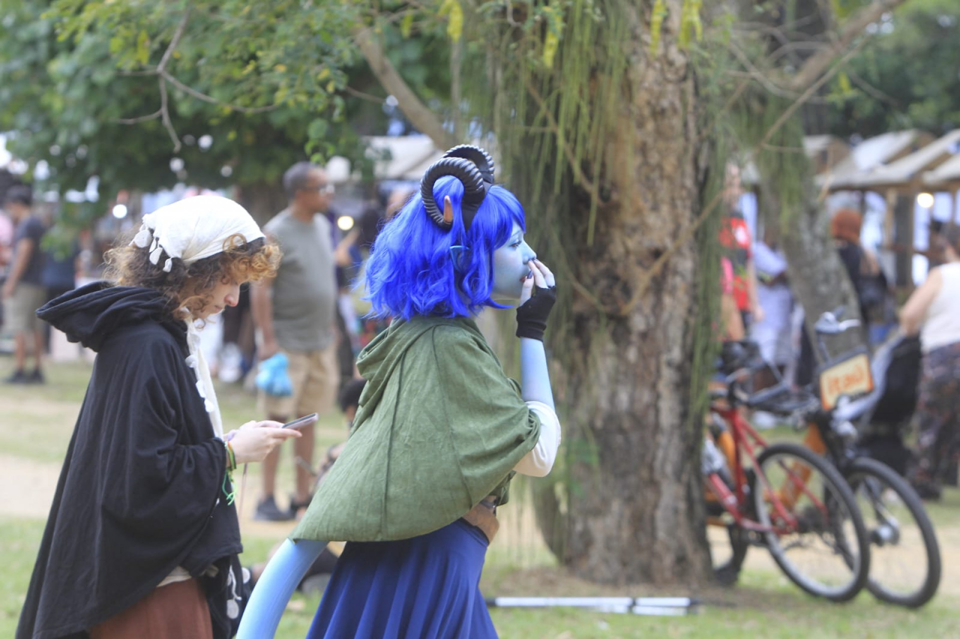 Feira Medieval reuniu público de todas as idades no Parque do Flamengo - Reginaldo Pimenta / Agência O Dia
