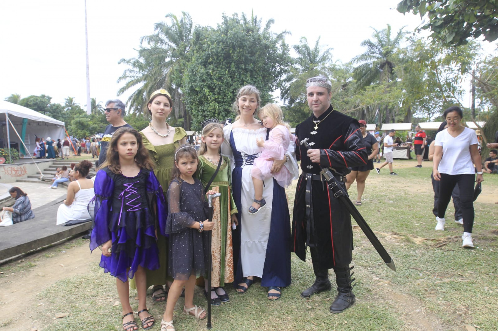 Parque do Flamengo recebeu a Feira Medieval neste fim de semana - Reginaldo Pimenta / Agência O Dia