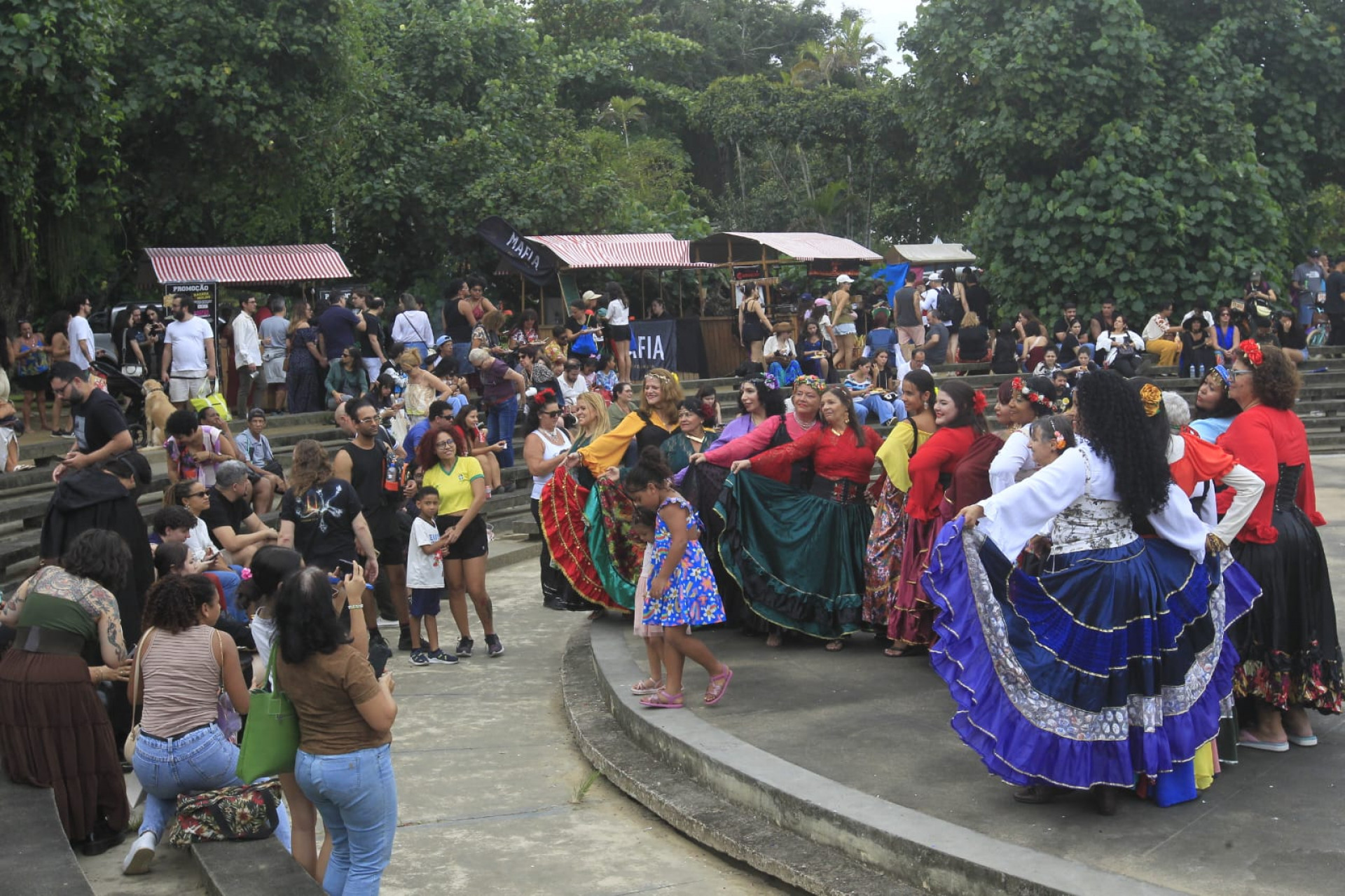 Parque do Flamengo recebeu a Feira Medieval neste fim de semana - Reginaldo Pimenta / Agência O Dia