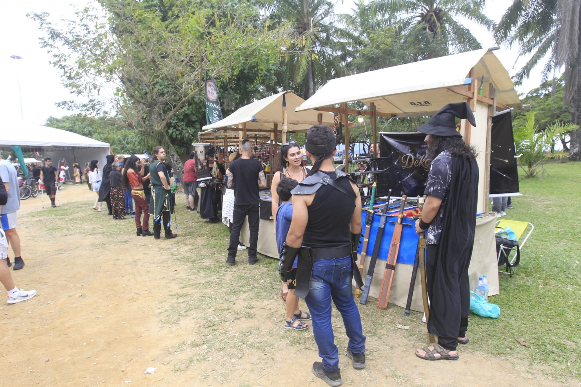 Feira Medieval atraiu multidão para o Parque do Flamengo - Reginaldo Pimenta / Agência O Dia