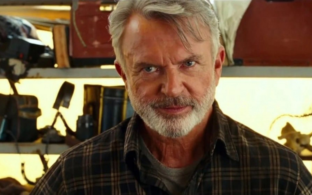 Sam Neill em \'Jurassic World 3\', de 2022