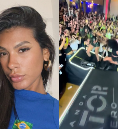 Pocah e bailarinas caem após palco ceder em festival; vídeo