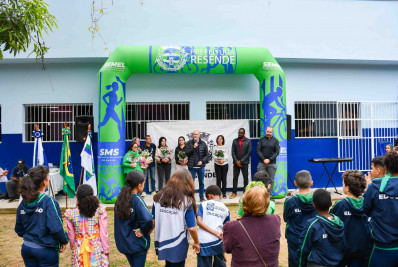 Inauguração do sétimo Centro Esportivo de Resende destaca valorização do esporte no município