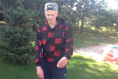 Vídeo: clipe de rap criado por Haaland aos 16 anos viraliza na Noruega