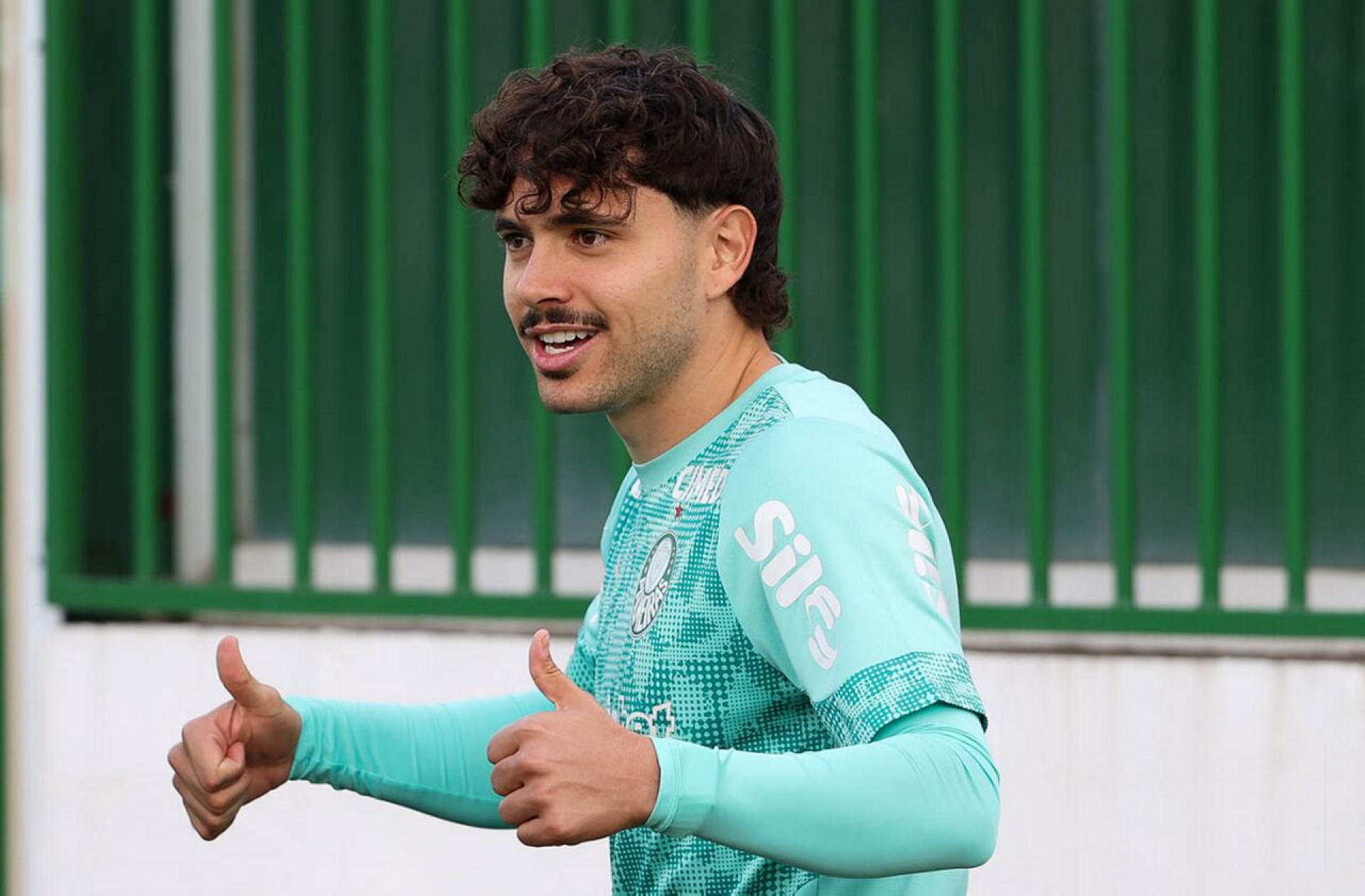 Paraguaios refor&ccedil;am Palmeiras, e Mauricio celebra campanha na Copa