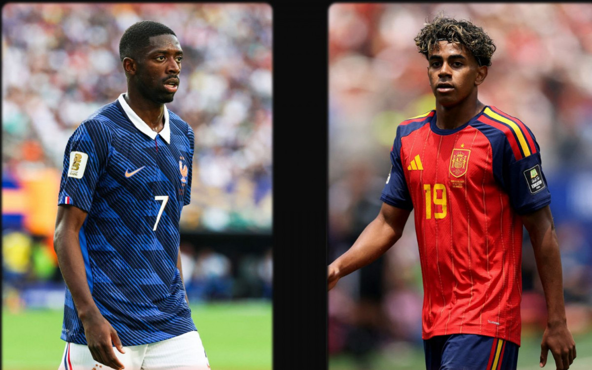 Ousmane Dembélé e Lamine Yamal