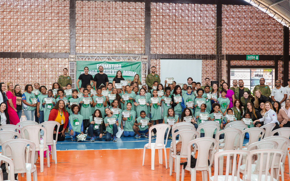 Formatura da Guarda Mirim Ambiental - Divulga&ccedil;&atilde;o