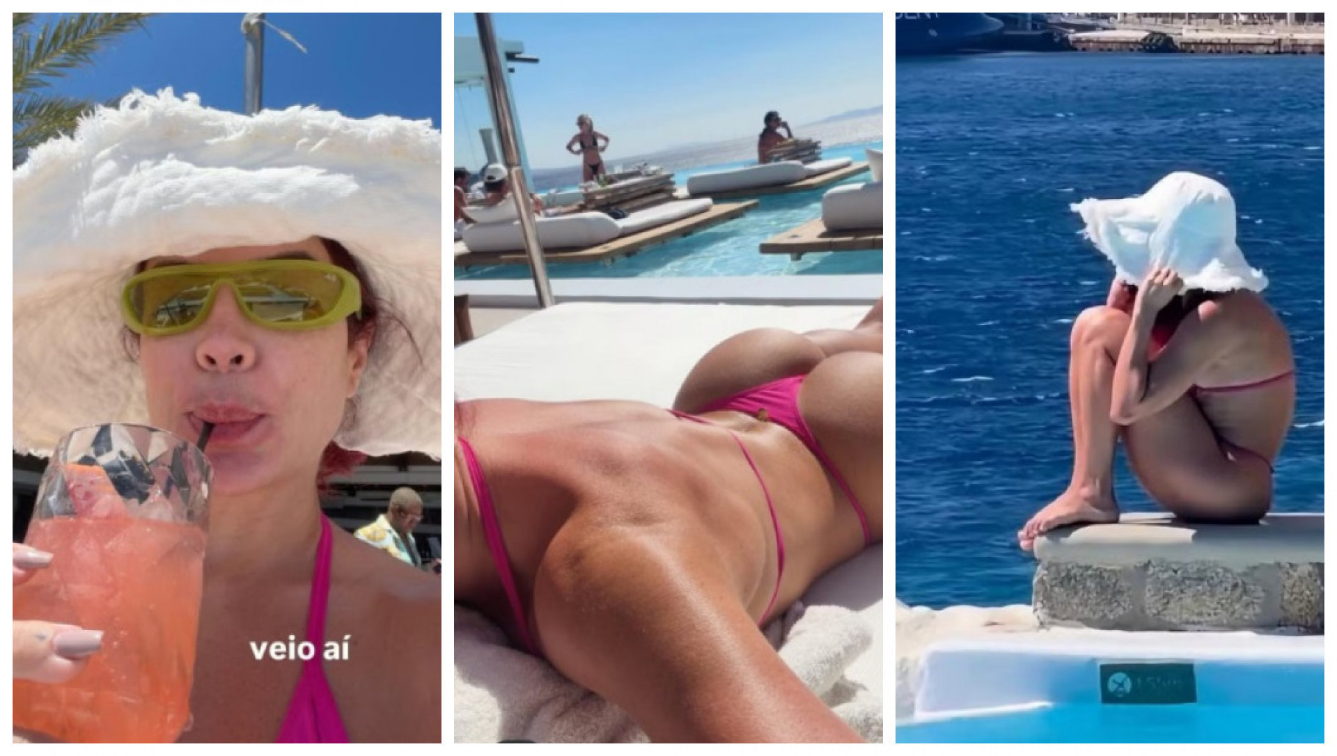 Gkay aproveita dia de sol na Grécia e brinca: 'Bateria social acabou' - Reprodução Instagram
