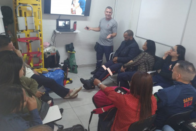 Samu de Caxias realiza treinamento para técnicos de enfermagem