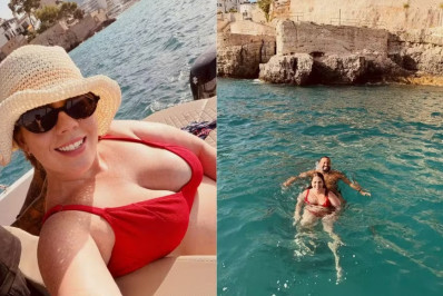 Grávida, Tati Machado exibe barriguinha durante viagem à Espanha