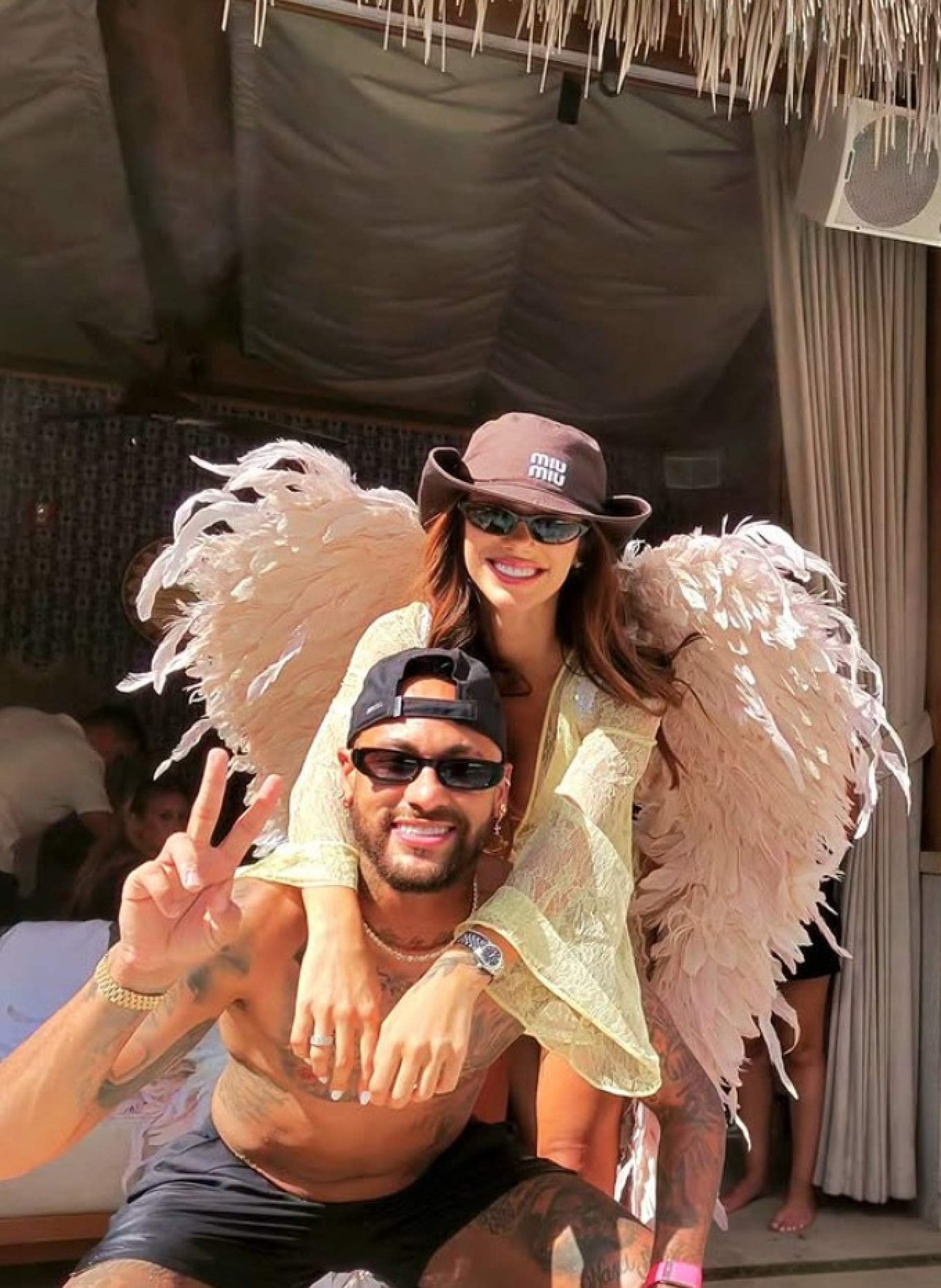 Depois de curtirem dias de descanso em Orlando com os filhos, Neymar e Bruna Biancardi seguiram viagem para Las Vegas - Reprodução / Instagram