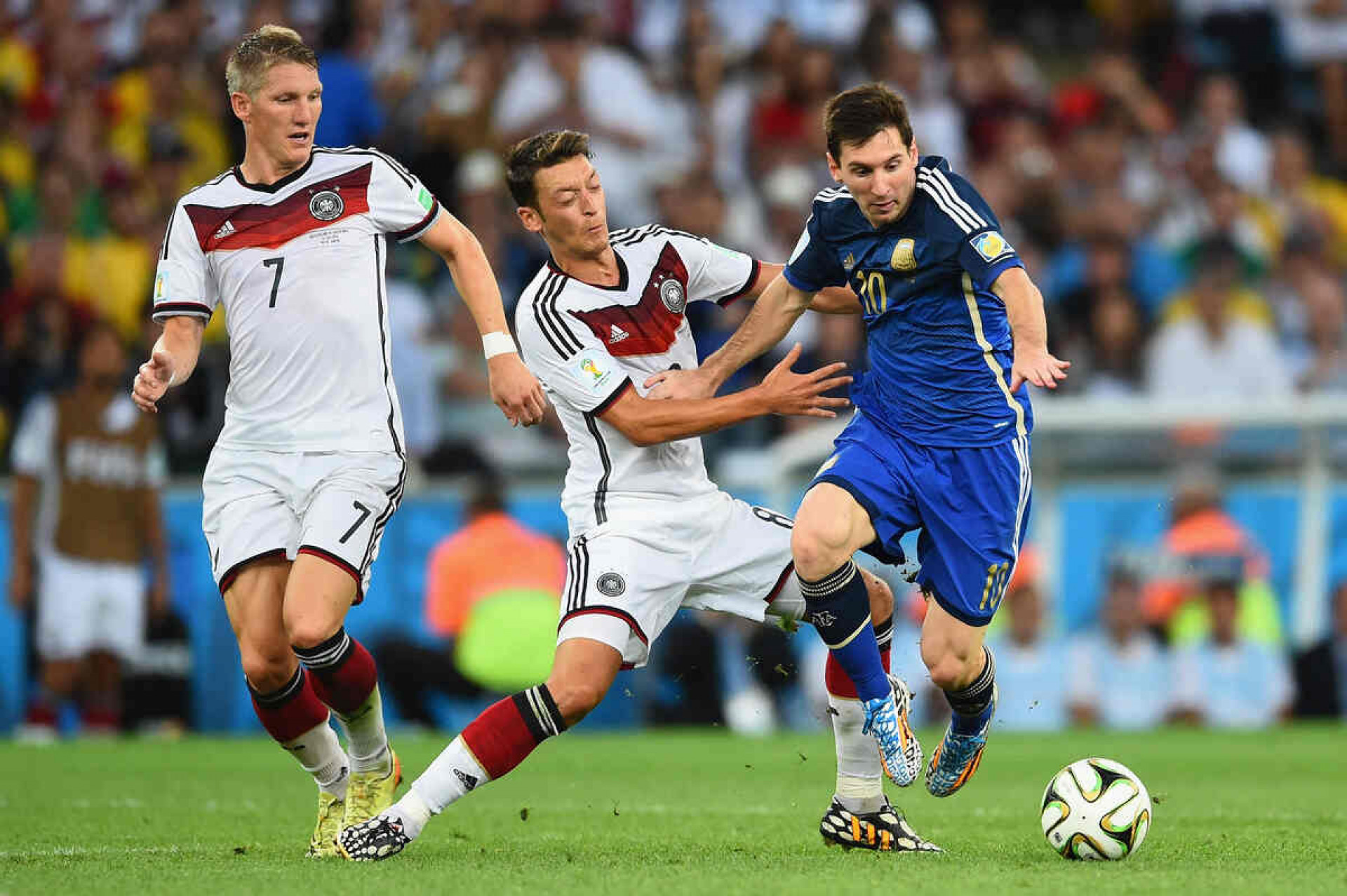during the 2014 FIFA World Cup Brazil Final match between Germany and Argentina at Maracana on July 13, 2014 in Rio de Janeiro, Brazil.