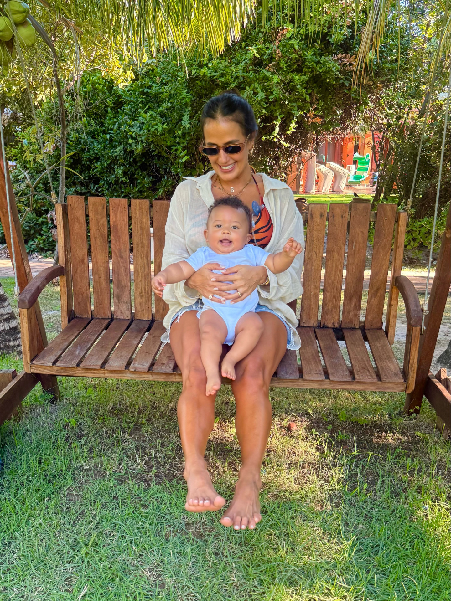 Carol Peixinho com o filho Bento  - Reprodução/Instagram 