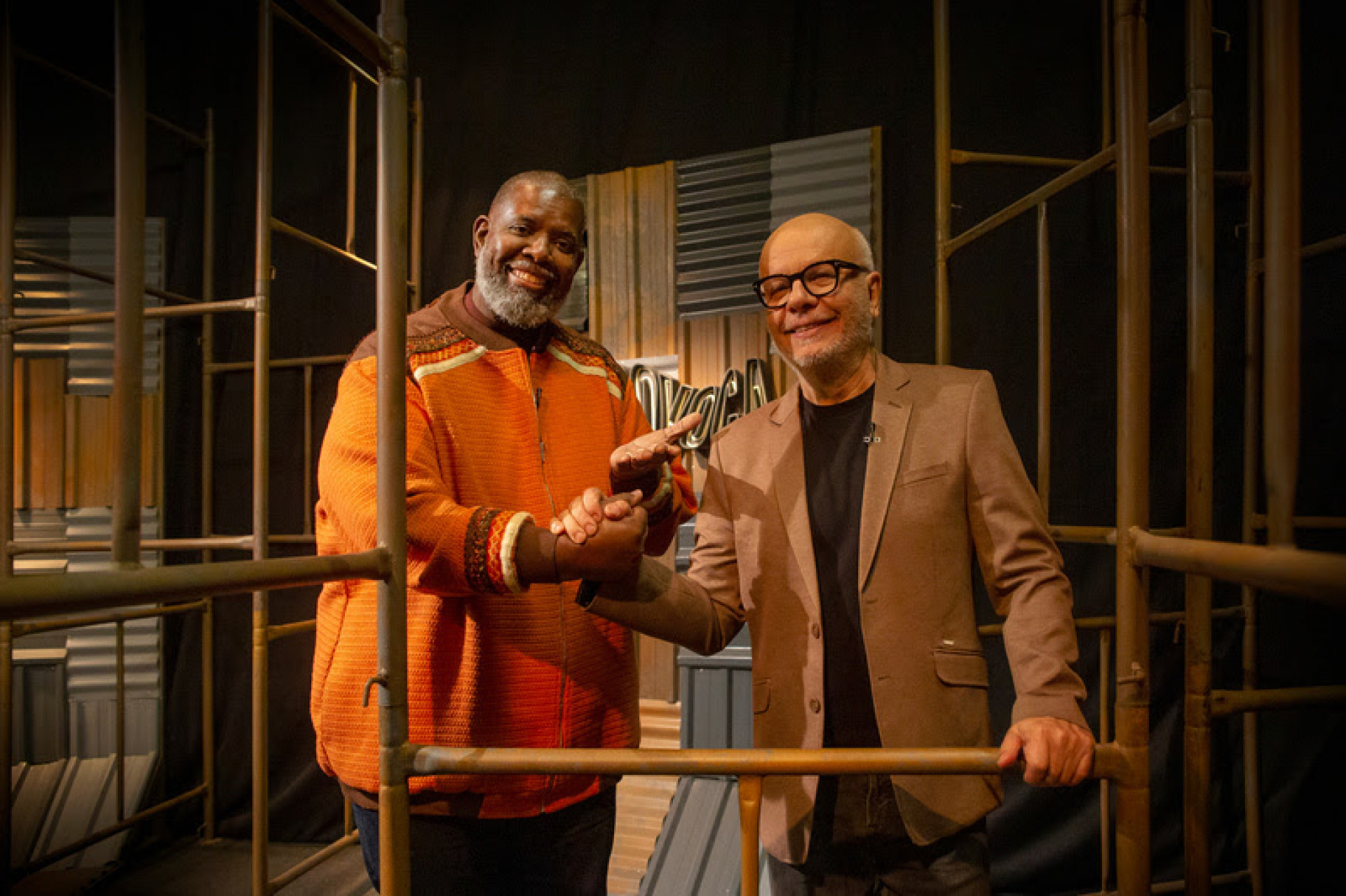 Péricles e Marcelo Tas - Acervo TV Cultura