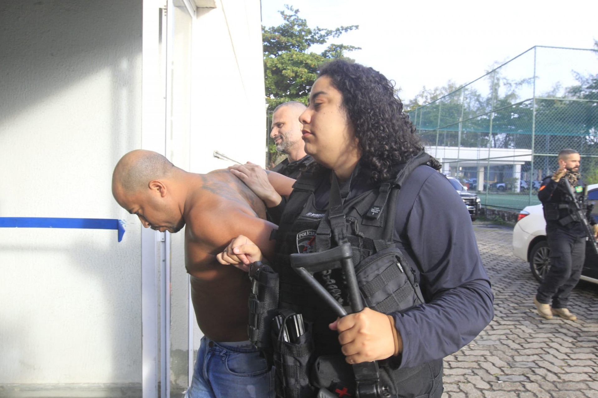 Presos na Operação Contenção foram levados à Cidade da Polícia - Reginaldo Pimenta/Agência O DIA