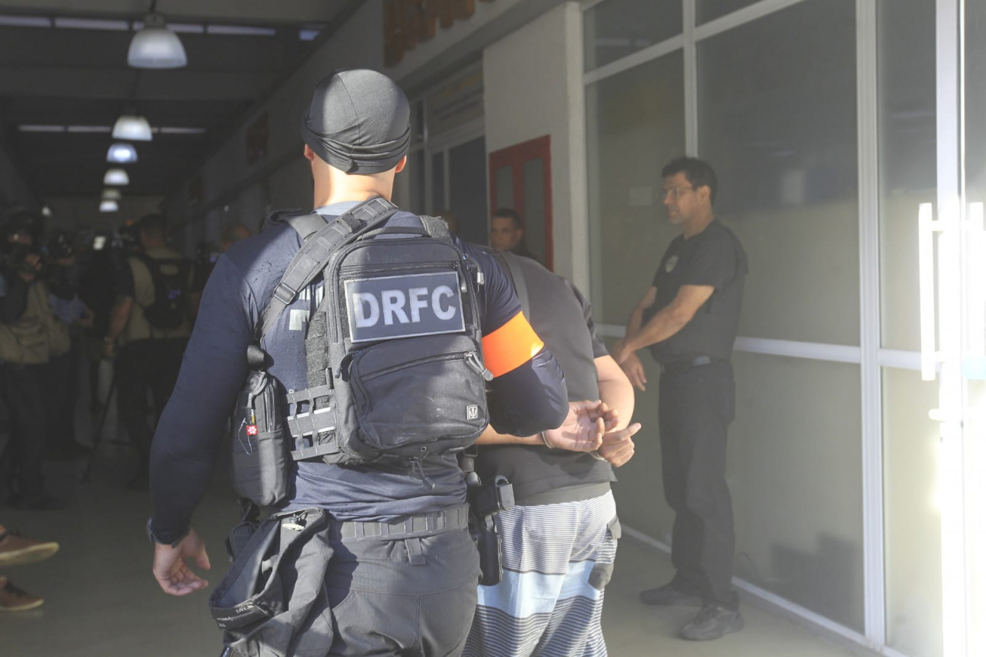 Presos na Operação Contenção foram levados à Cidade da Polícia - Reginaldo Pimenta/Agência O DIA