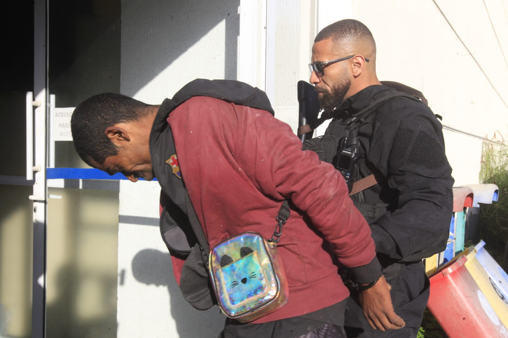Presos na Operação Contenção foram levados à Cidade da Polícia - Reginaldo Pimenta/Agência O DIA