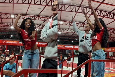Bellinha Delfim ensaia com bateria da Viradouro antes de coroação