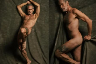 Aos 53 anos, ex-galã de novelas faz ensaio nu