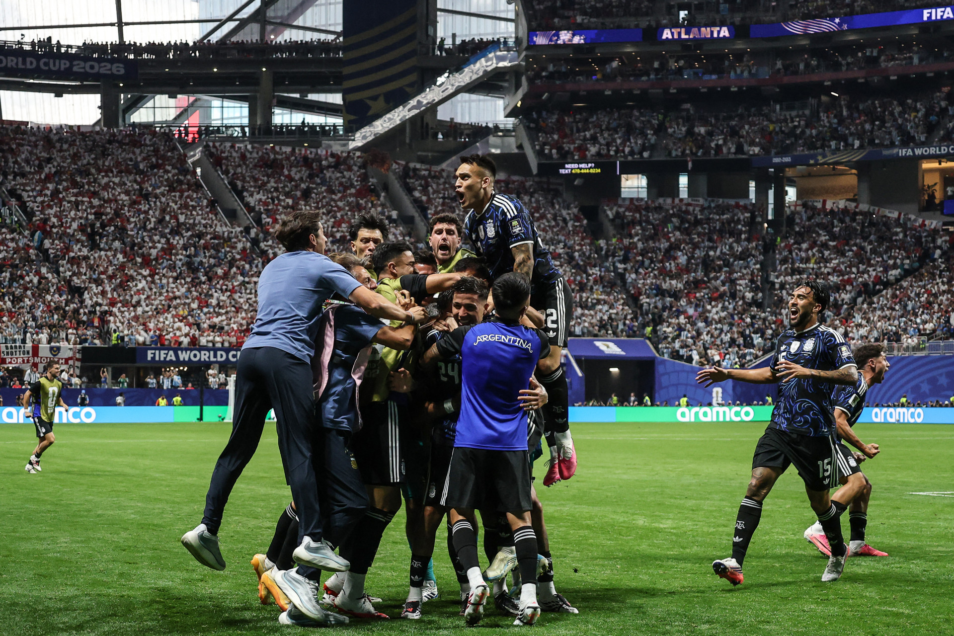 Argentina venceu a Inglaterra e está na final da Copa do Mundo - AFP