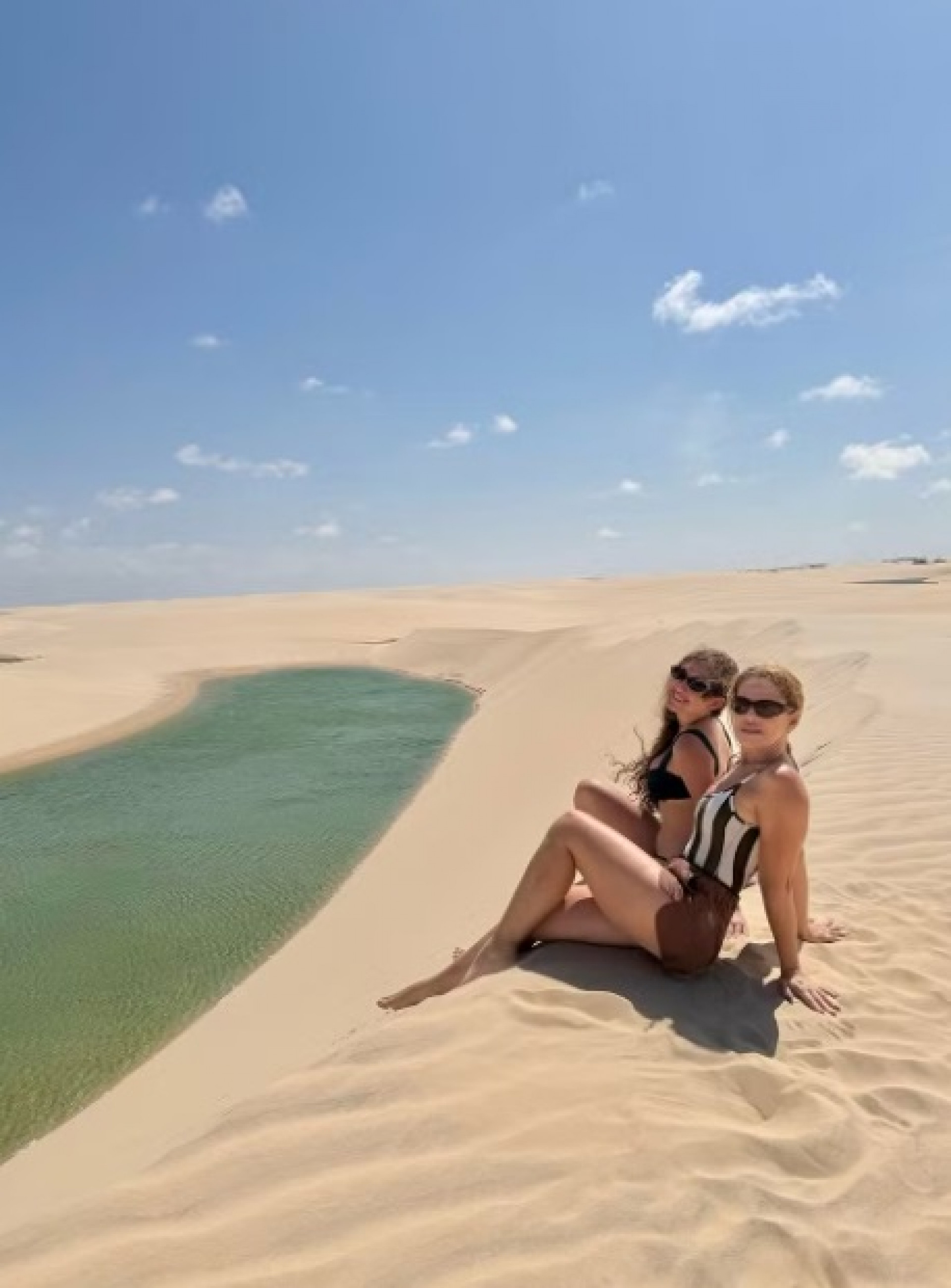 Ingrid Guimarães se encanta com os Lençóis Maranhenses durante viagem - Reprodução Instagram