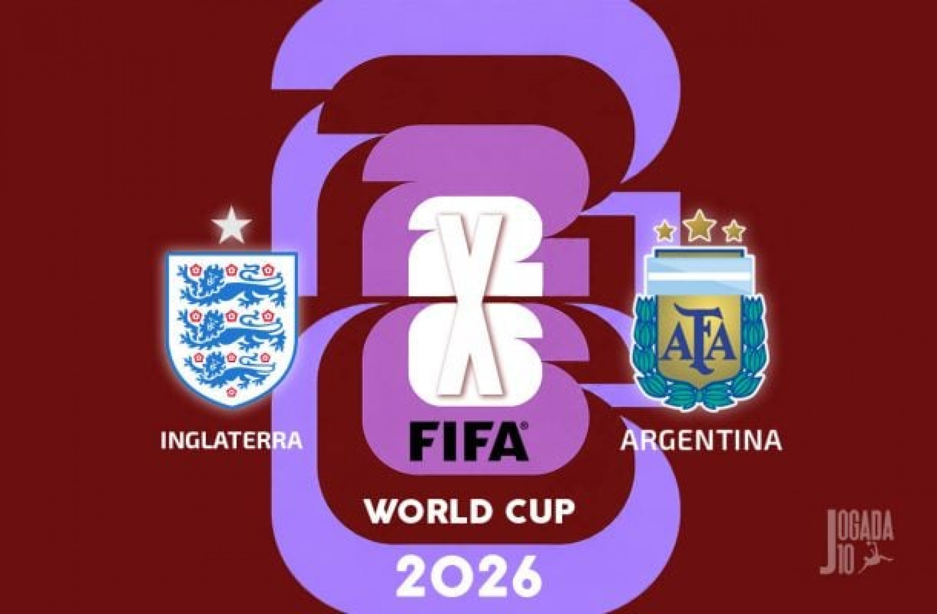 Inglaterra x Argentina, com coment&aacute;rios e estat&iacute;sticas a partir das 15h