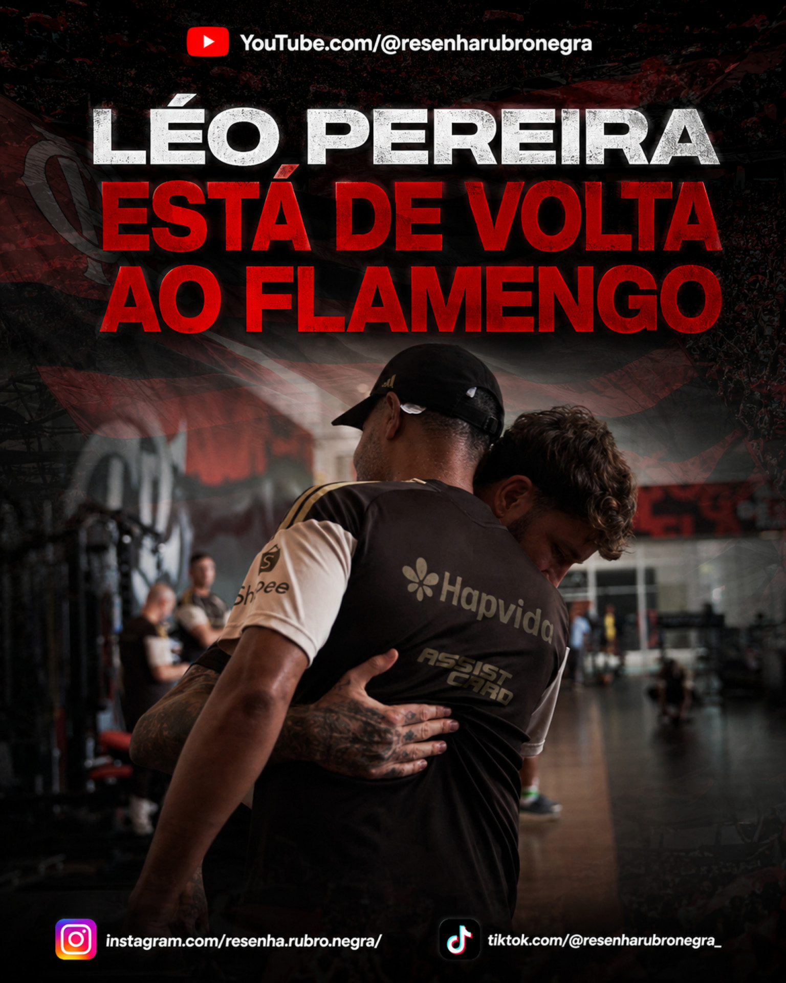 L&eacute;o Pereira est&aacute; de volta ao Flamengo depois de participa&ccedil;&atilde;o na Copa do Mundo - Canal do Youtube Resenha Rubro Negra