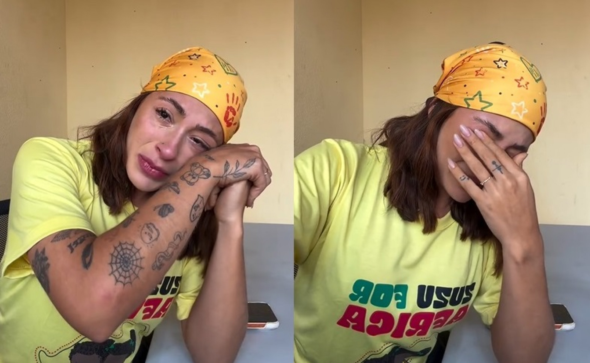 Nathalia Valente chorou ao rebater críticas por missão humanitária  - Reprodução/Instagram 