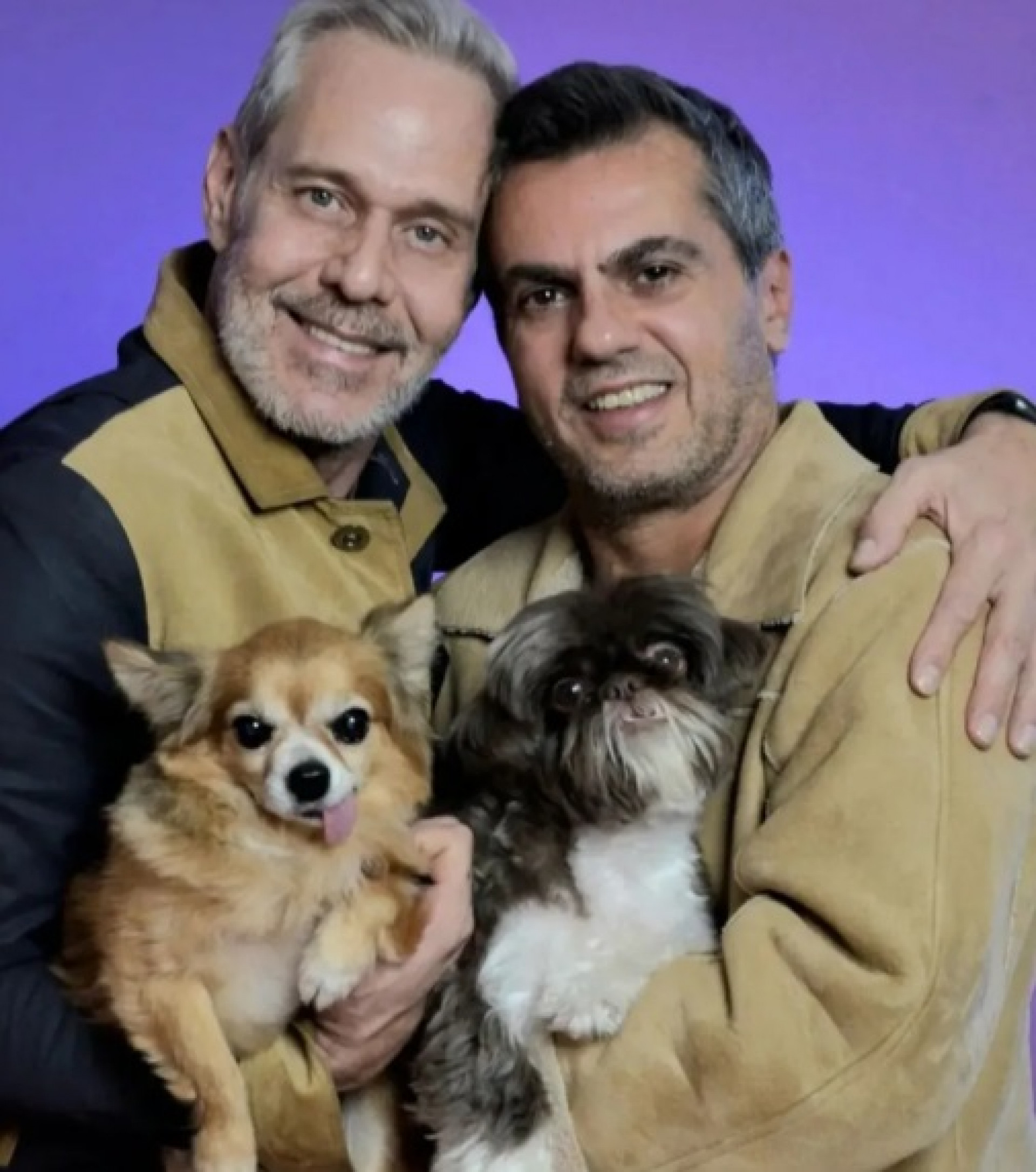 Nico Puig e o marido - Lionel Falcon/ Reprodução Instagram