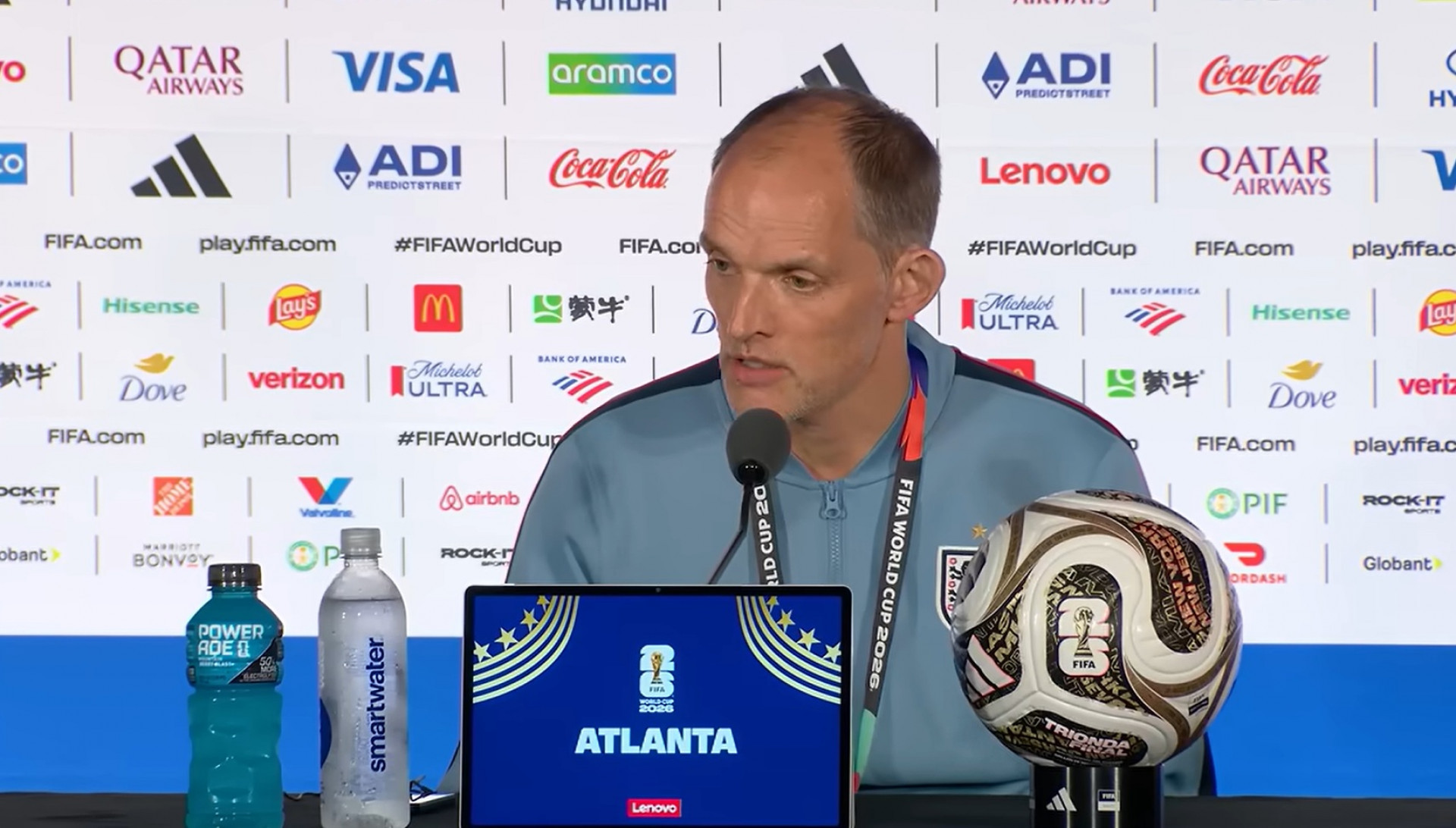 Thomas Tuchel, em entrevista coletiva antes da semifinal da Copa do Mundo - Reprodução / YouTube