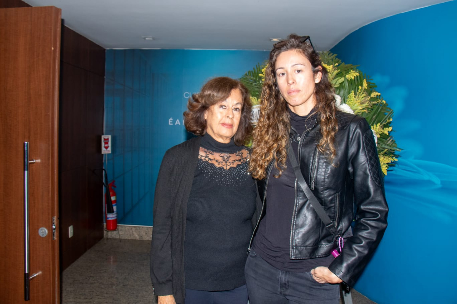 Eva Dias e Ana Marta, ex-mulher e filha do ator Rui Rezende - Érica Martin/Agência O Dia