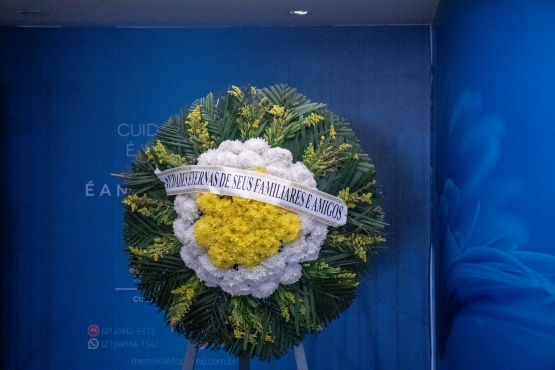 Ator Rui Rezende foi cremado no Cemitério Memorial do Carmo, no Caju - Érica Martin/Agência O Dia