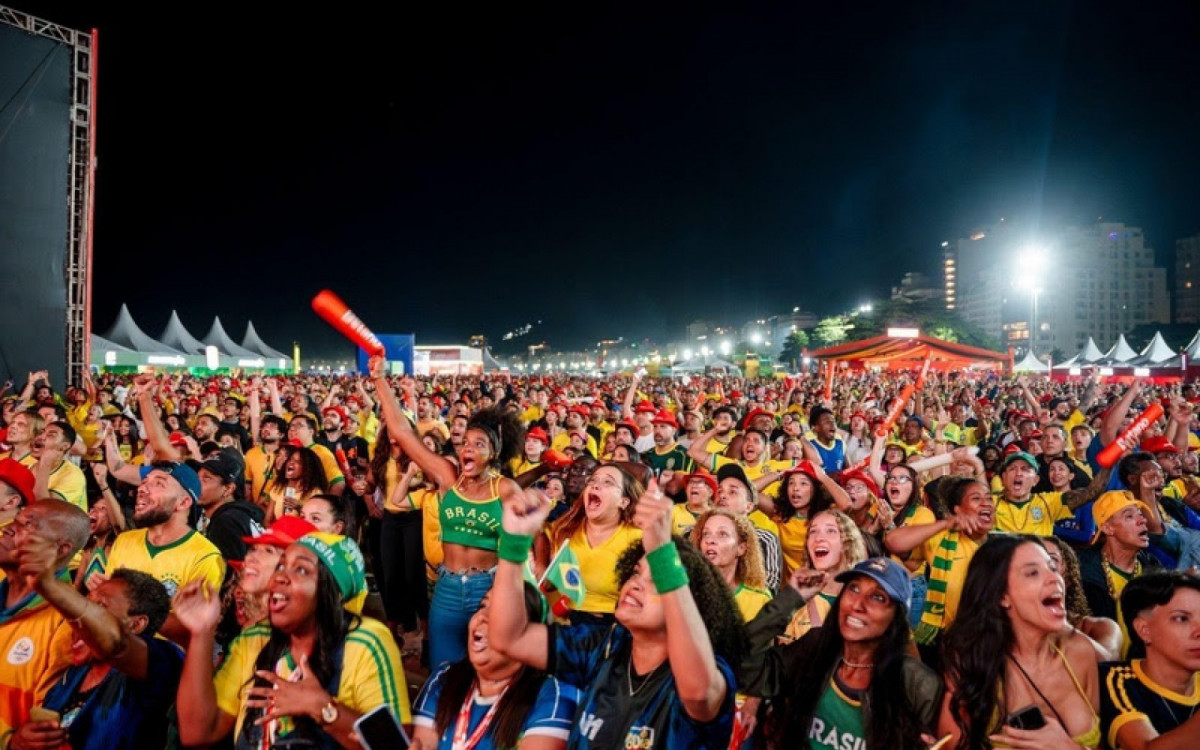 Arena Copacabana transmitirá final da Copa do Mundo neste domingo (19)