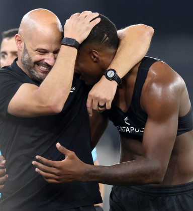 Kadir celebra gol e revela conselho de Franclim: 'Acreditar até o final'