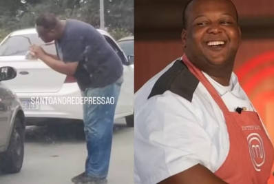 Ex-participante do 'MasterChef' é flagrado vendendo doces em semáforo