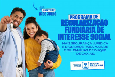 Duque de Caxias realiza programa de regularização fundiária