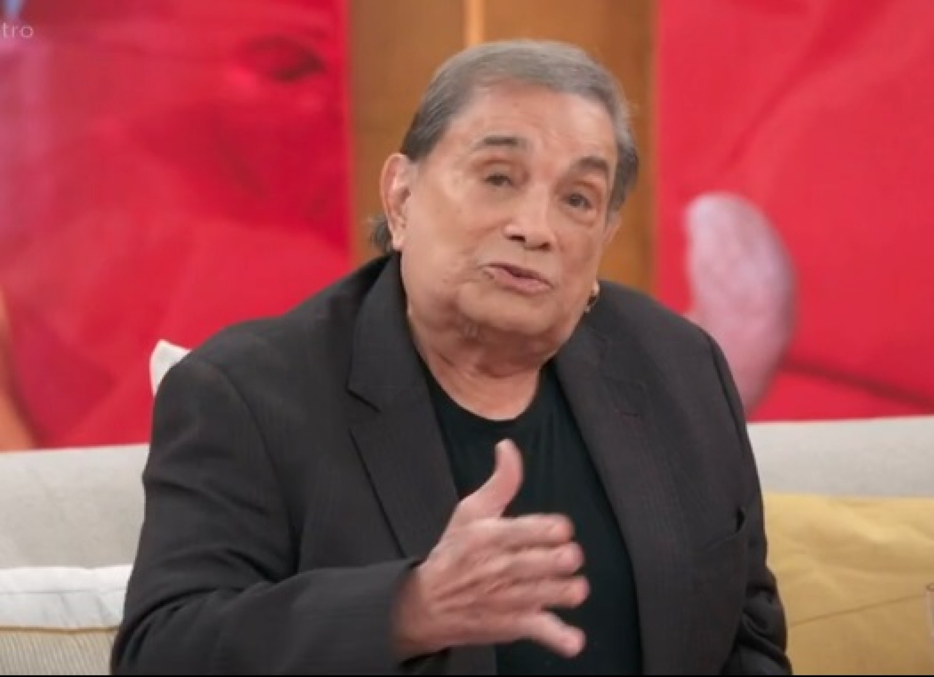 Dedé Santana durante o 'Encontro' - Reprodução de vídeo / TV Globo