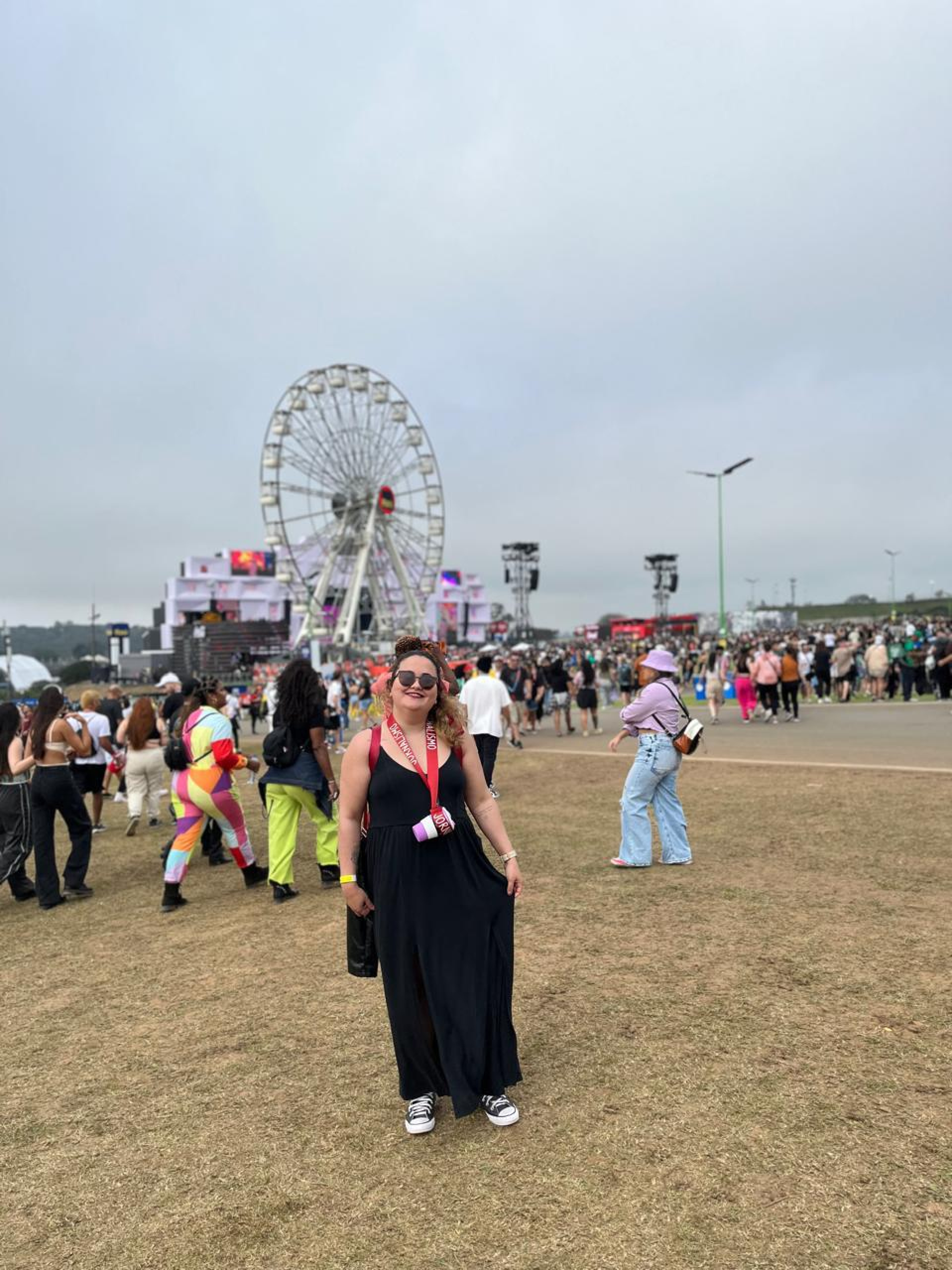 B&aacute;rbara Marques, de 27 anos, na primeira edi&ccedil;&atilde;o do The Town, em setembro de 2023 - Arquivo pessoal